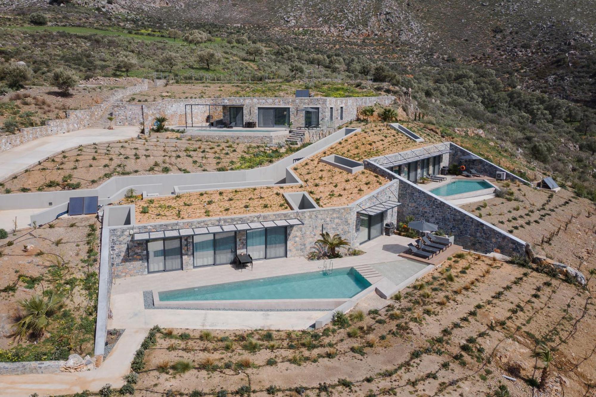 Neromai Cave Luxury Villas Koxaré Extérieur photo